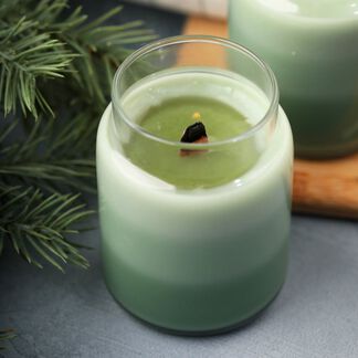 Frosted Fir Layered Candle Project