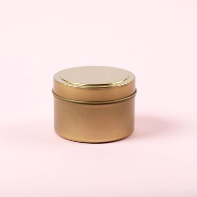 Gold Candle Tins