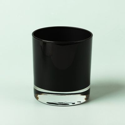 Black Glossy Candle Jar