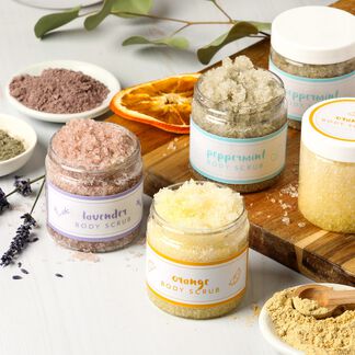 Natural Salt Scrub Kit