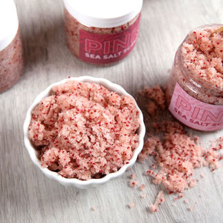 Pink Salt Scrub Project