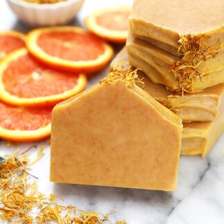 Natural Soap Kit for Beginners - Energizing Orange