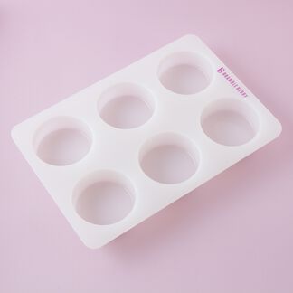 6 Cavity Silicone Circle Mold