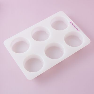 6 Cavity Silicone Circle Mold