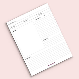 Recipe Planner Printable