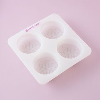 4 Cavity Snowflake Silicone Mold