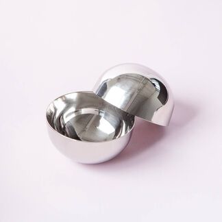 Stainless Steel Bath Bomb Mold, 2 pieces