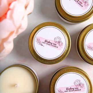 Blushing Rose Candle Kit