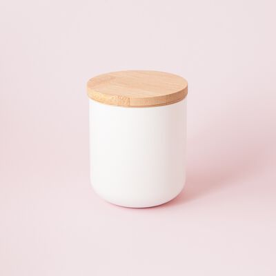 White Ceramic Jar - Small