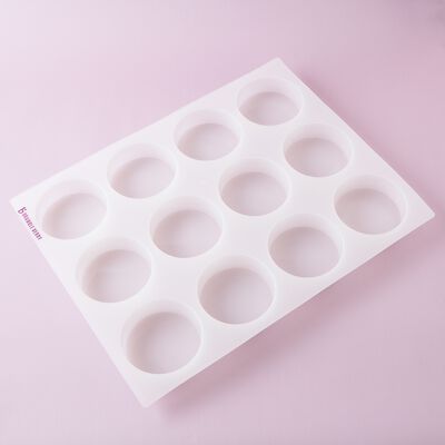 12 Bar Round Silicone Mold