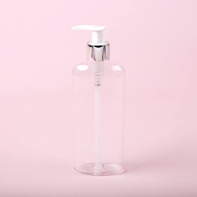 DISCONTINUED - 8 oz Bottle with Silver Pump Cap