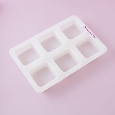 6 Cavity Silicone Square Mold