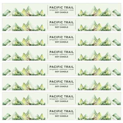 Pacific Trail Candle Digital Label