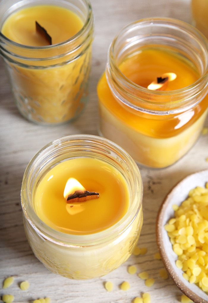 Beeswax candles