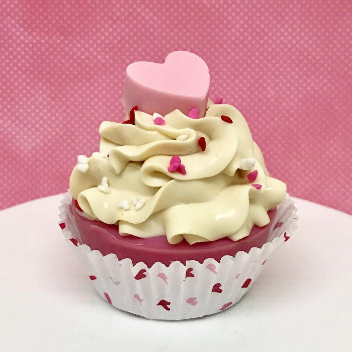 valentine soap cupcakes by cranberry
                station