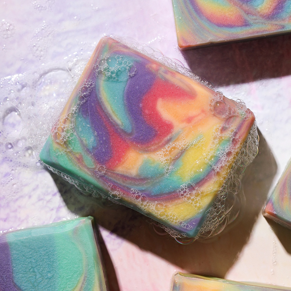 Rainbow Sherbet Soap Project image number null