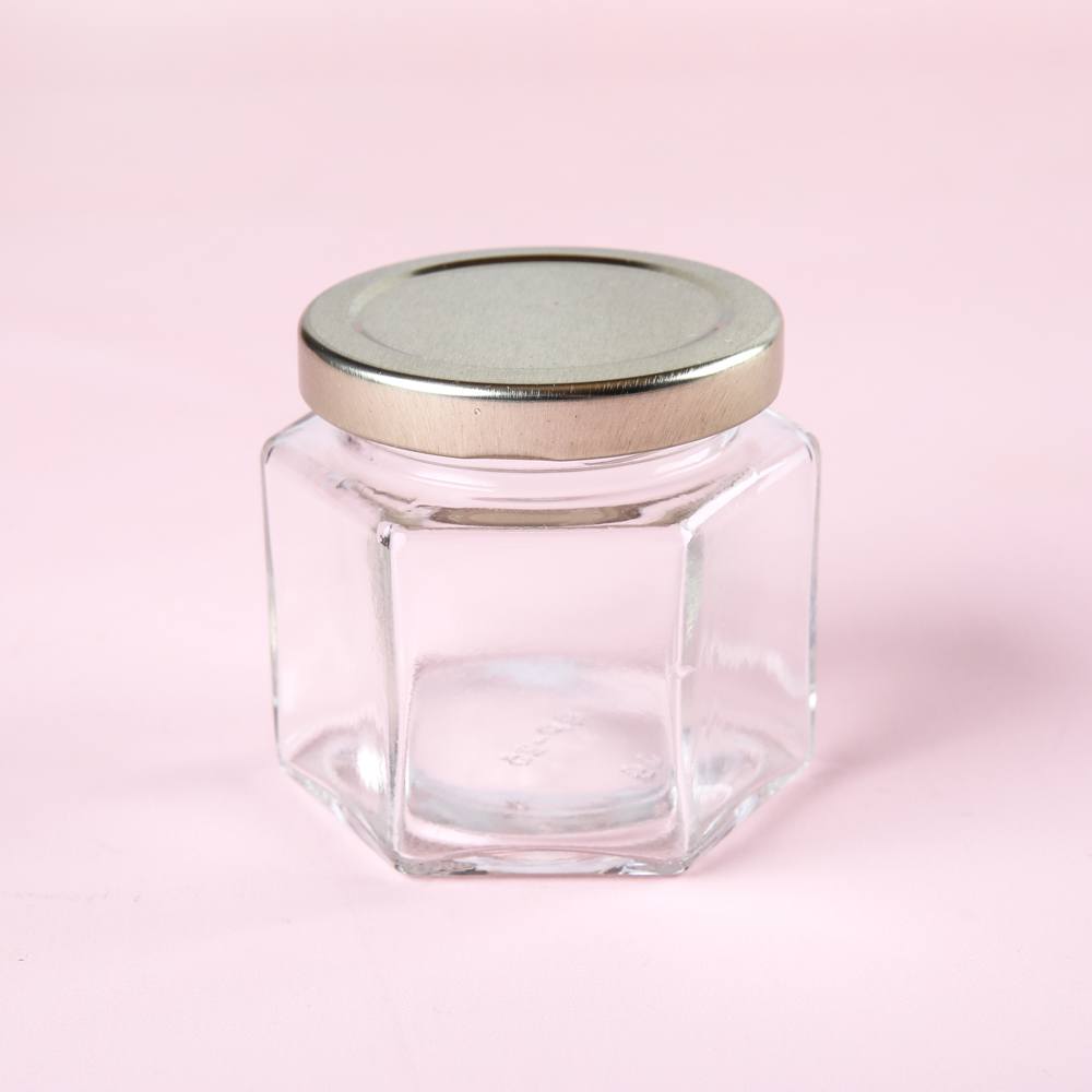 4 oz Hexagon Jar image number null