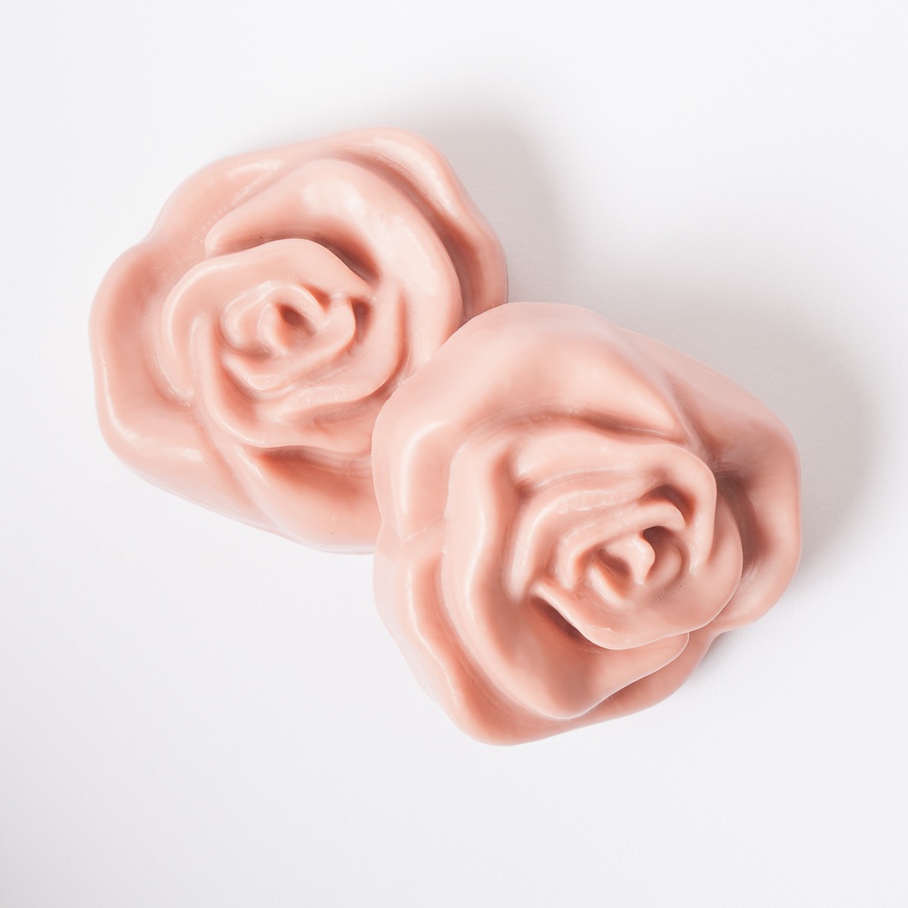 4 Cavity Rose Silicone Mold image number null