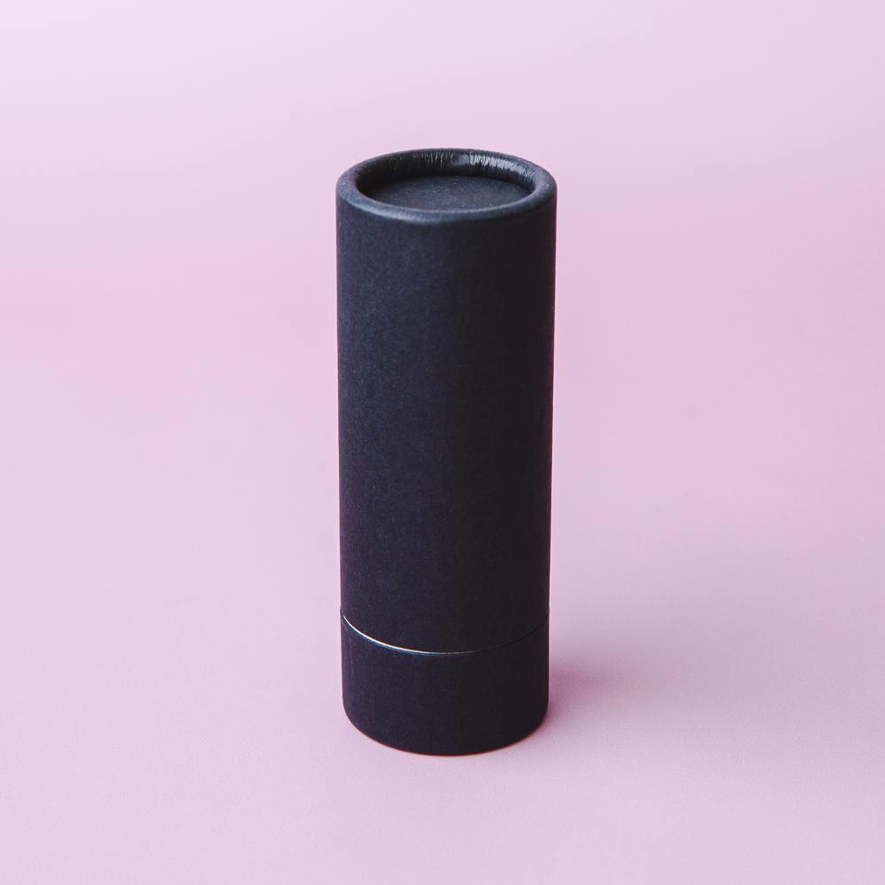 2 oz Black Paperboard Push Tube image number null