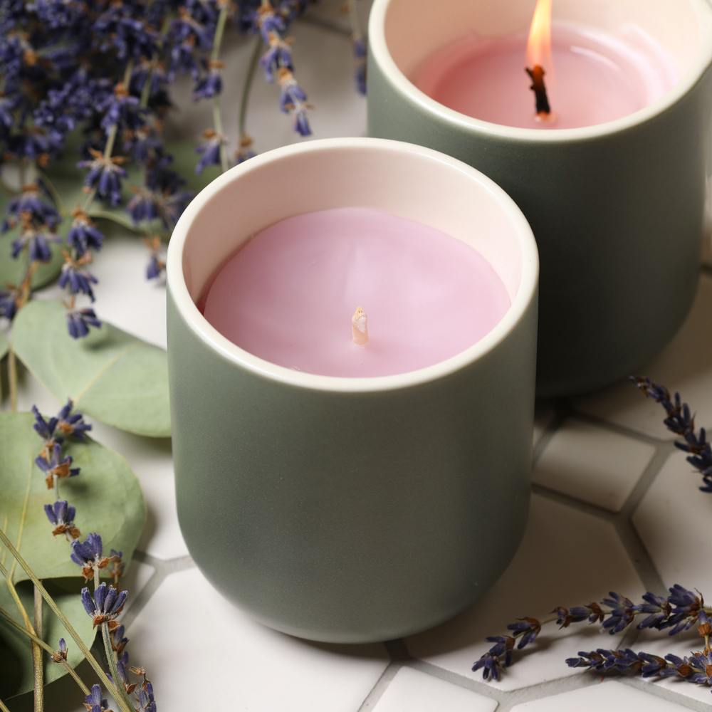 Peaceful Lavender Candle Project