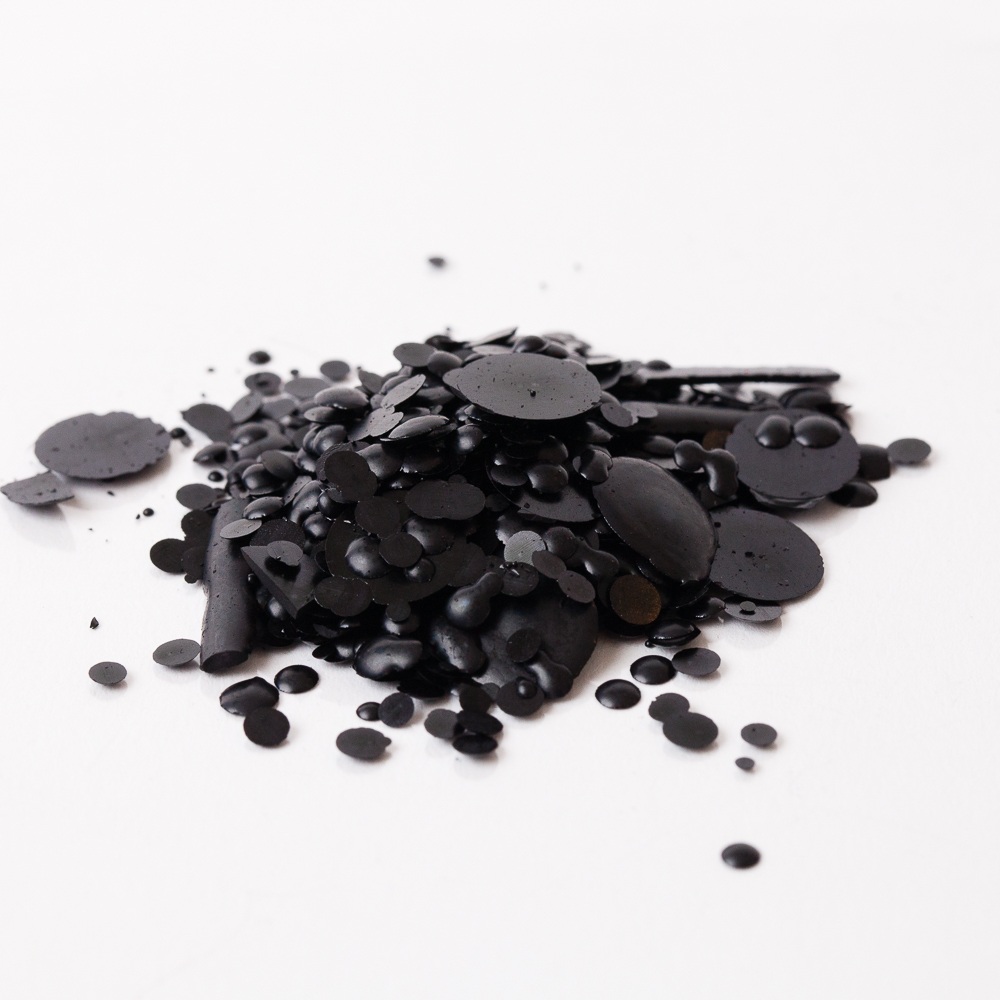 Charcoal Black Candle Dye Flakes image number null