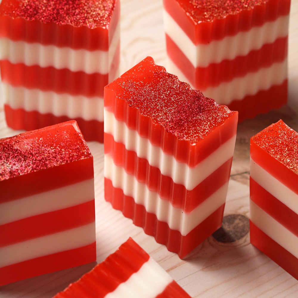 Candy Cane Soap Project image number null