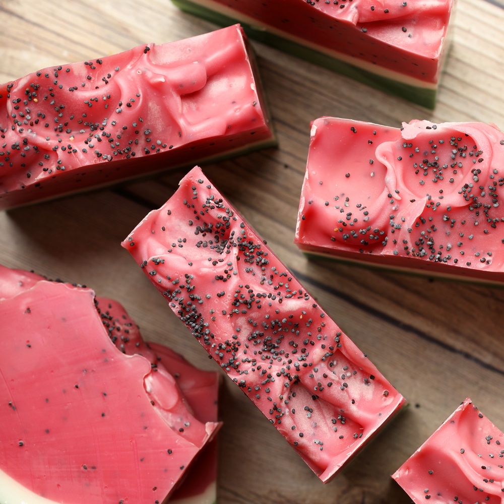 Watermelon Cold Process Soap Project image number null