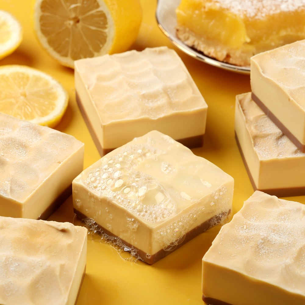 Lemon Bar Soap Project