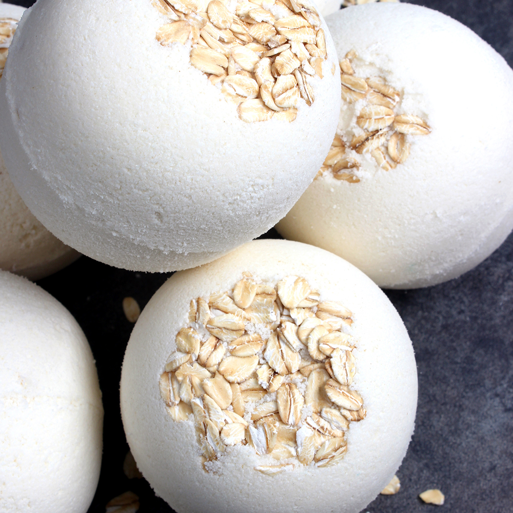 Oatmeal Bath Bomb Project