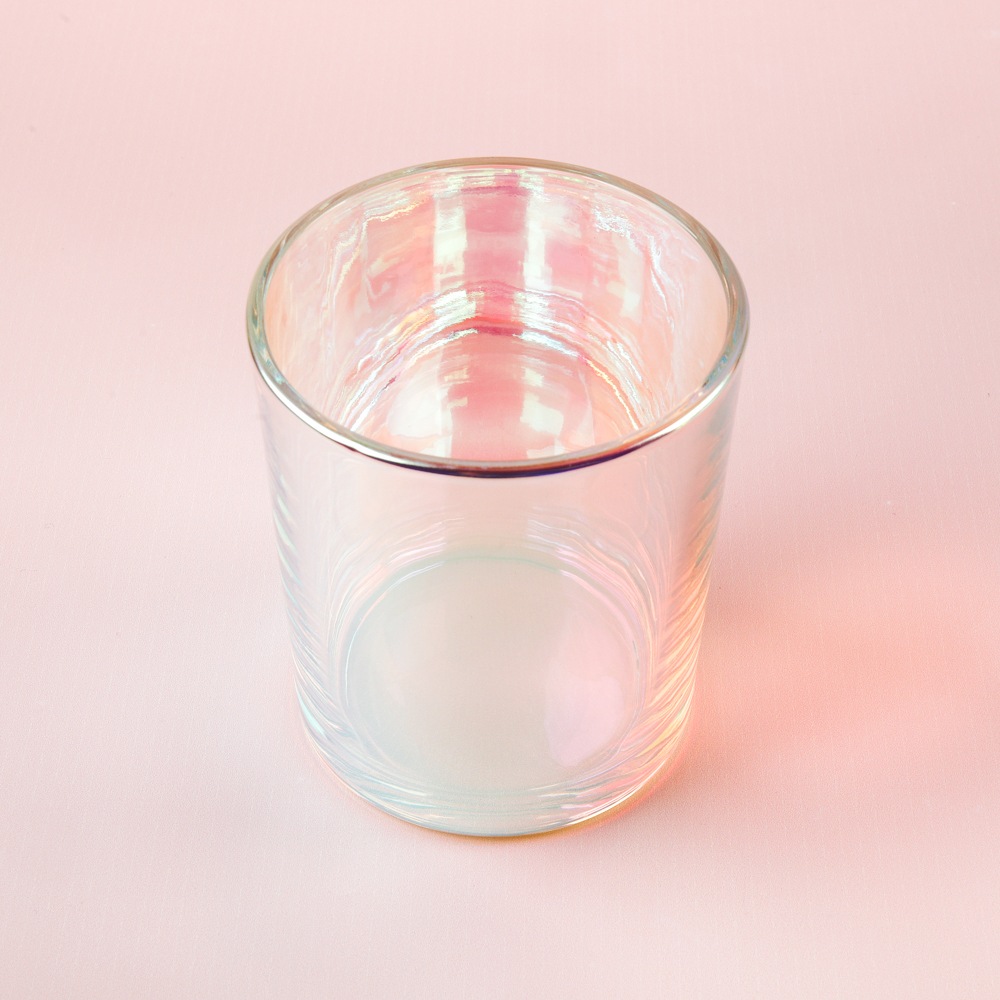 Iridescent Tumbler Candle Jar image number null