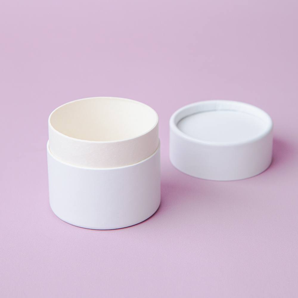 2 oz White Paperboard Jar image number null