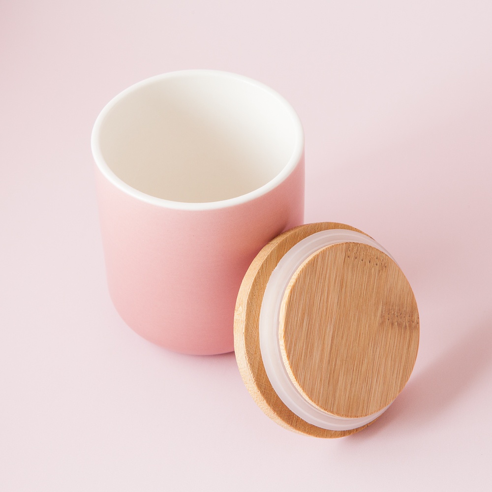 Blush Ceramic Jar - Small image number null