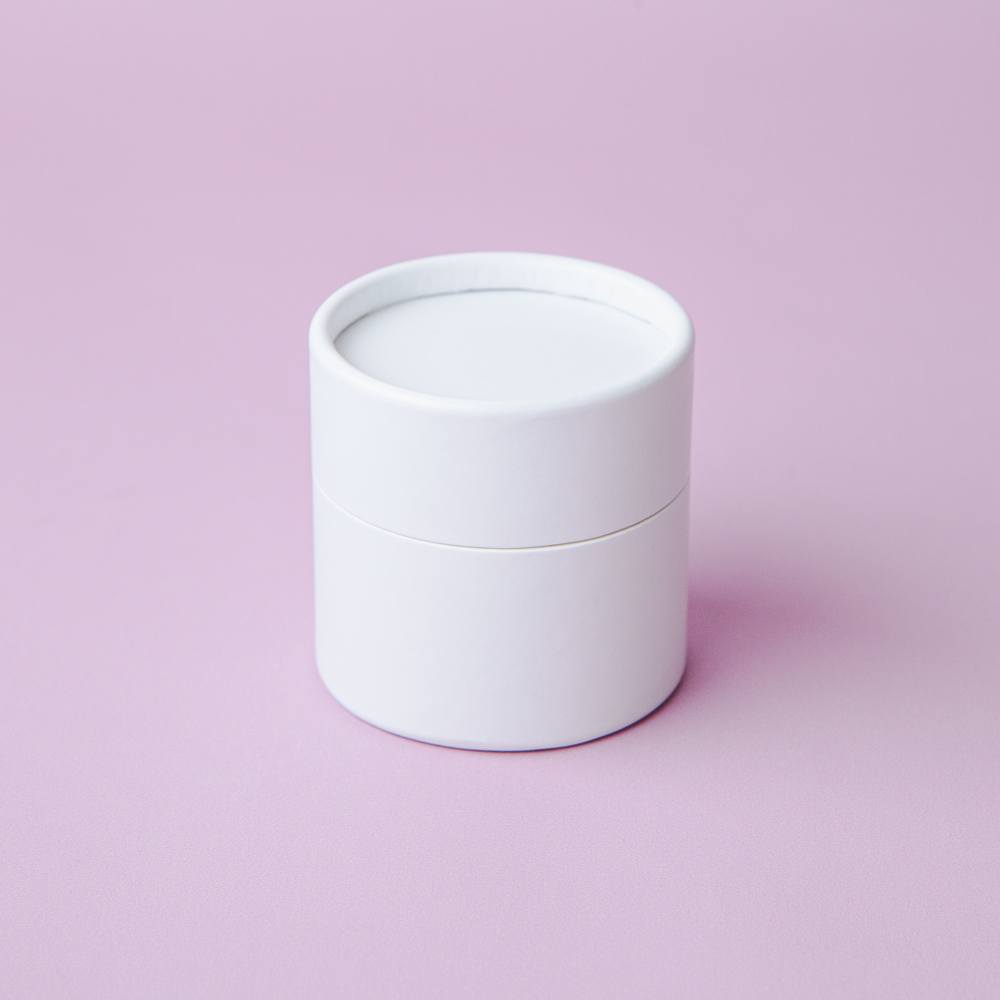 2 oz White Paperboard Jar image number null