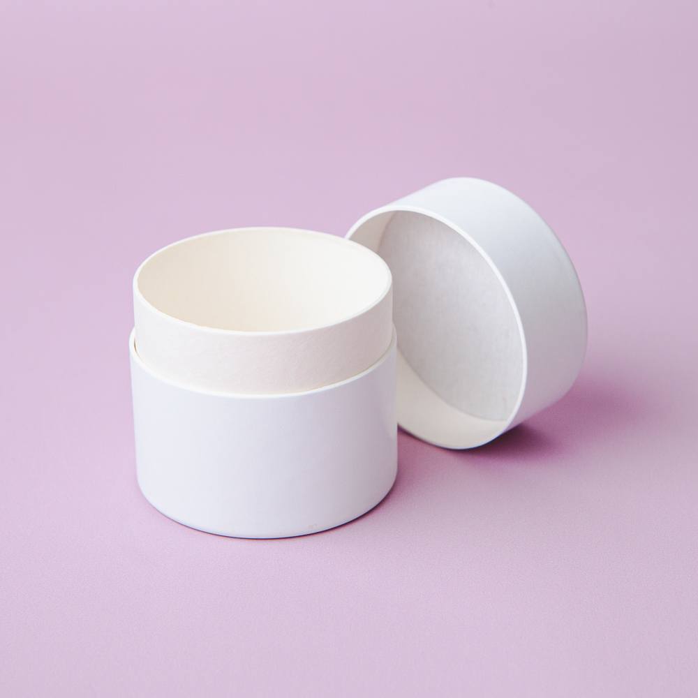 2 oz White Paperboard Jar image number null