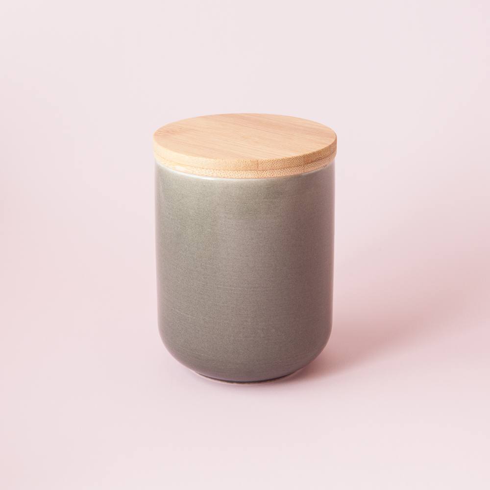 Gray Ceramic Jar - Large image number null