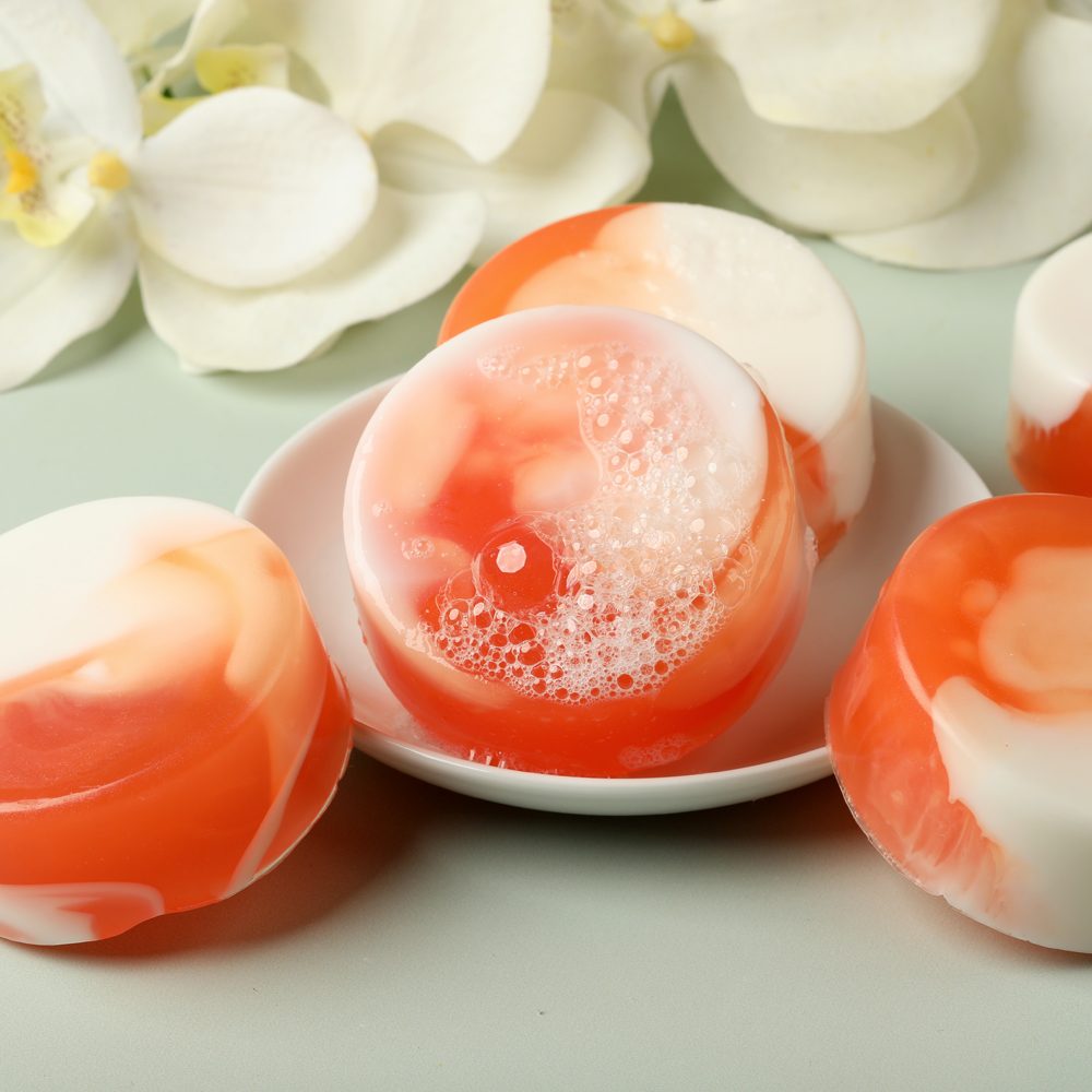 Gardenia Peach Soap Project image number null