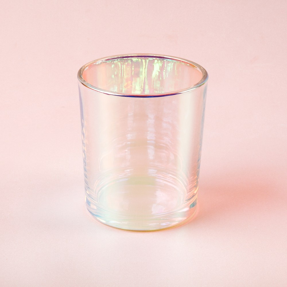Iridescent Tumbler Candle Jar image number null