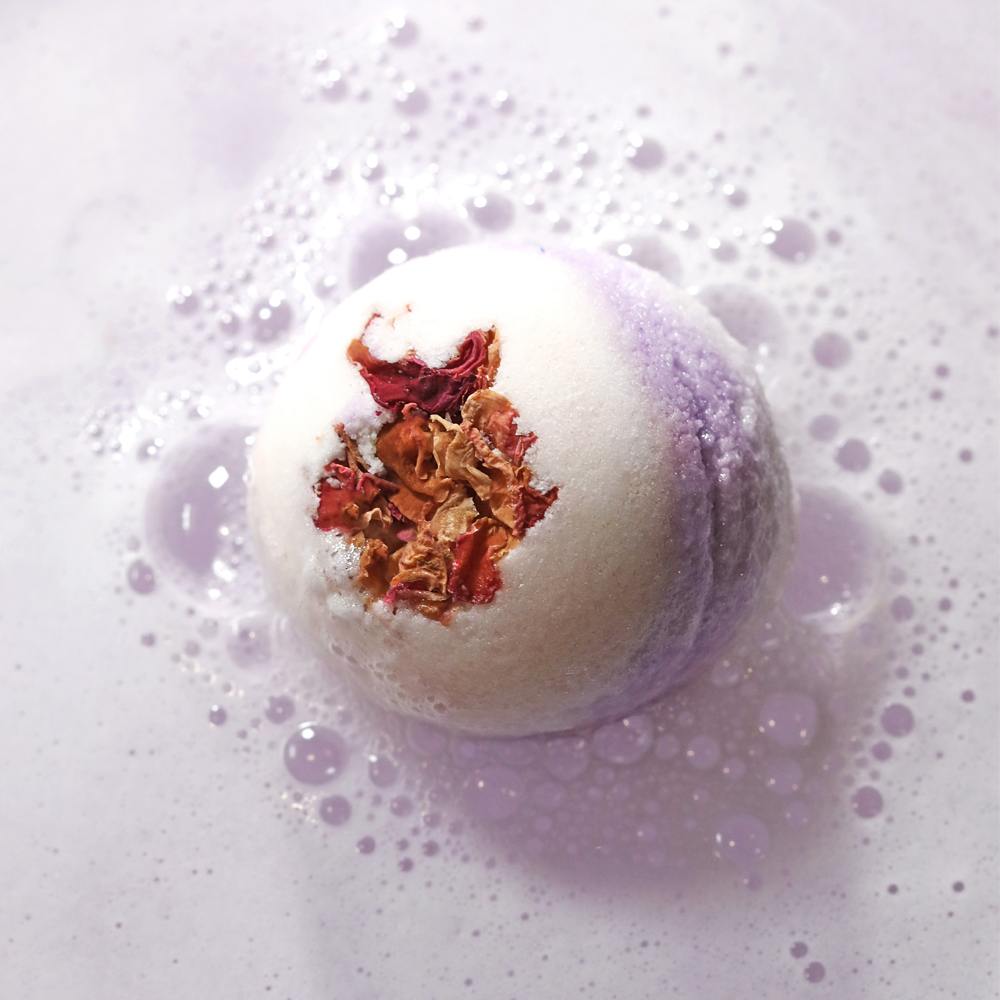 Lilac and Rosehip Bath Bomb Project image number null