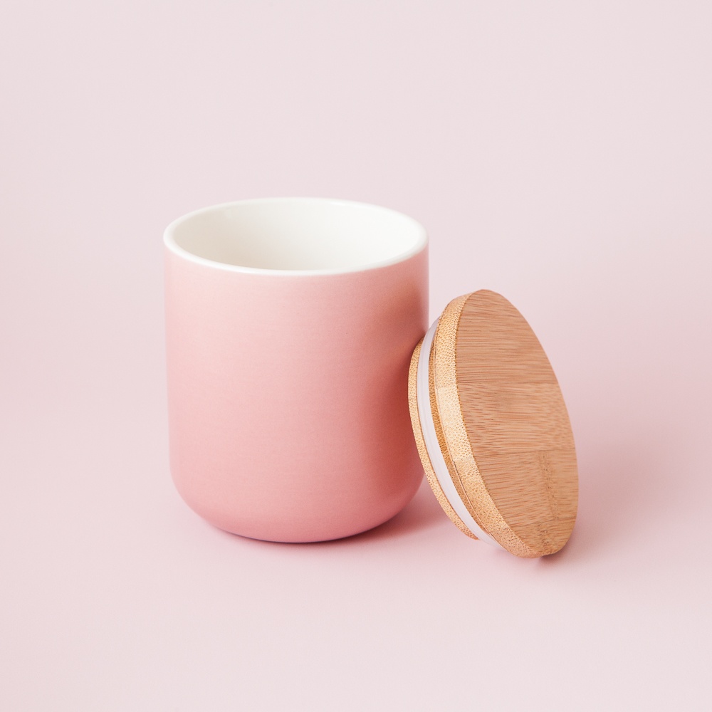 Blush Ceramic Jar - Small image number null