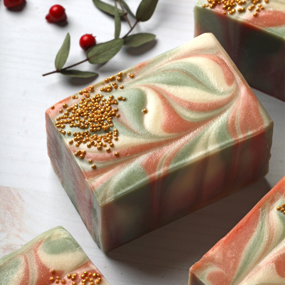 Elderberry Swirl Soap Project