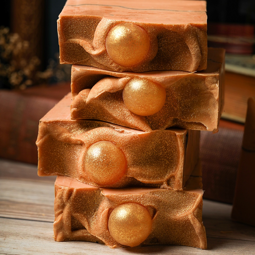 Golden Pumpkin Soap Project image number null