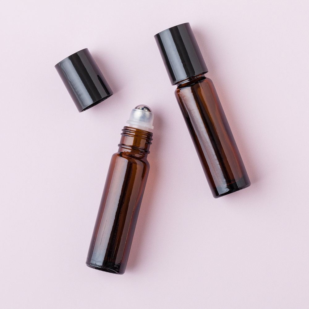Amber Glass Roller Bottle 10 ml image number null
