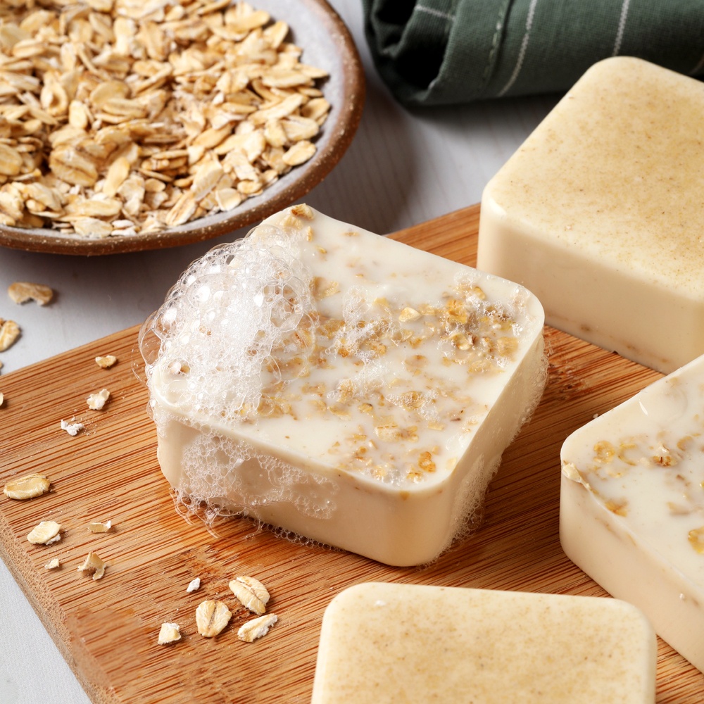 Gentle Oatmeal Soap Project