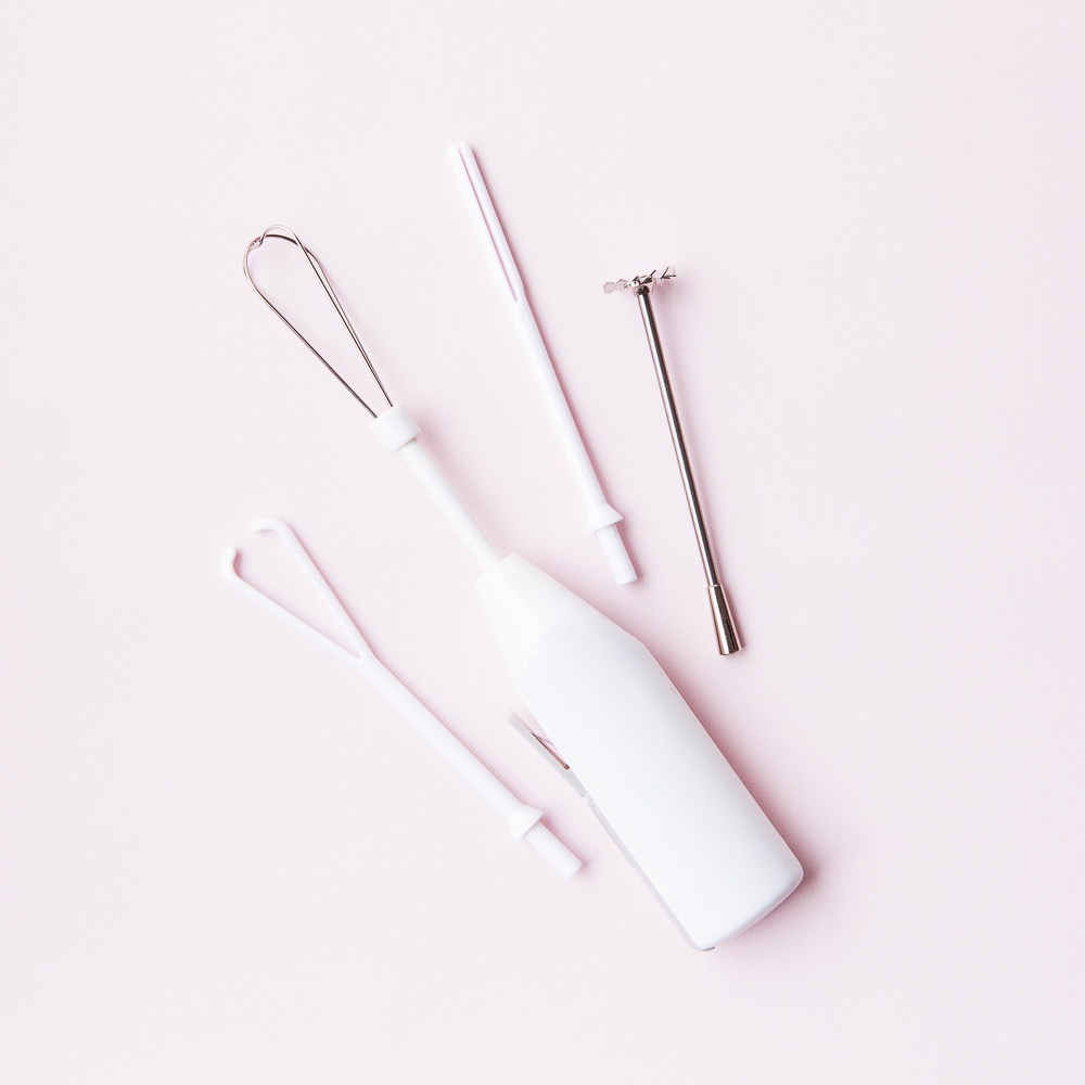 Mini White Plastic Mixer image number null