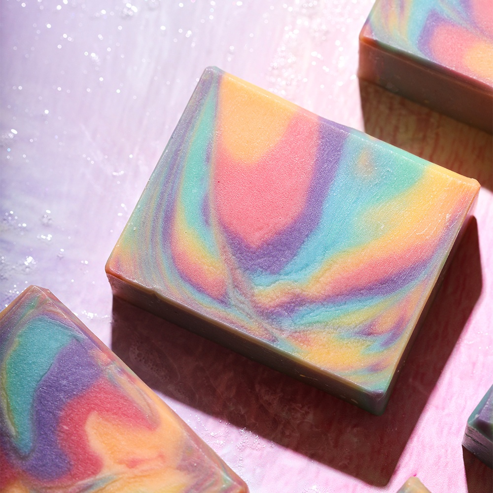 Rainbow Sherbet Soap Project image number null