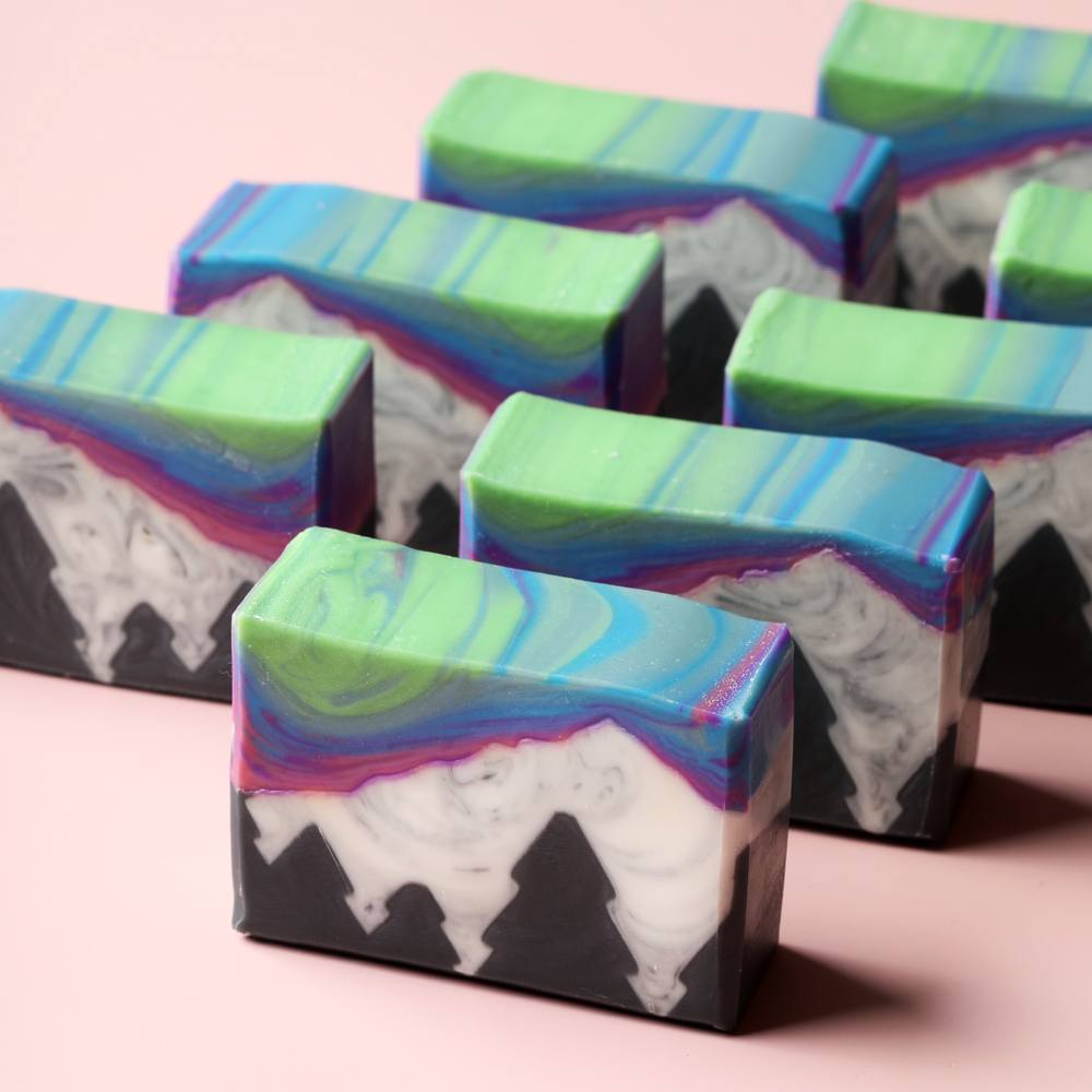 Northern Lights Cold Process Soap image number null