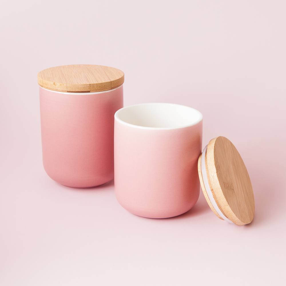 Blush Ceramic Jar - Small image number null