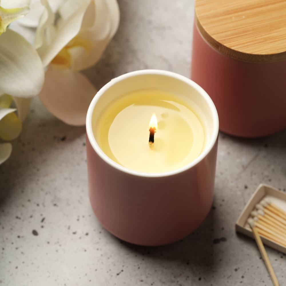 Romantic Orchid Candle Project image number null